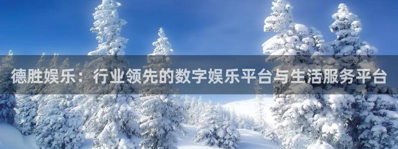 聚彩平台在线开户：德胜娱乐：行业领先的数字娱乐平台与生活服务平台
