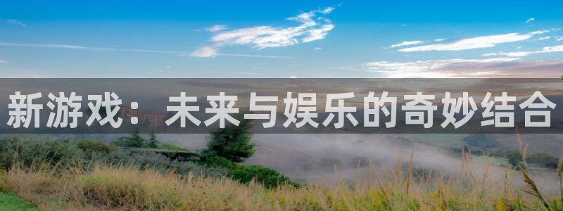 聚彩平台官网：新游戏：未来与娱乐的奇妙结合
